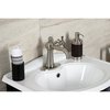 Kingston Brass SingleHandle Bathroom Faucet with Push PopUp, Brushed Nickel KSD3548NX